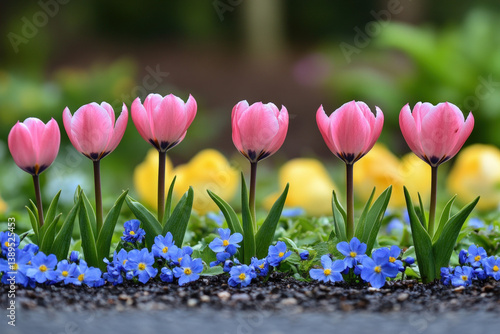A close-up of spring flower...
