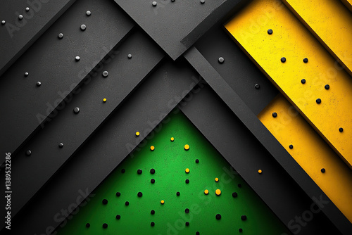 Black green yellow backgrou...