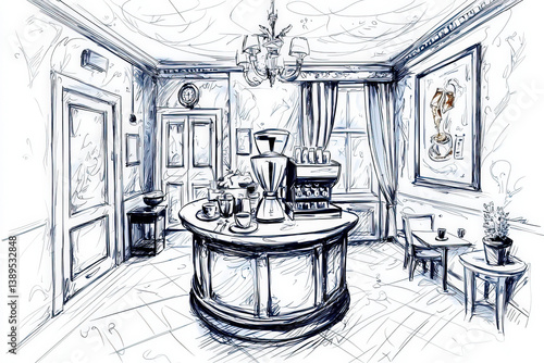 Coffee shop sketch: A cozy ...