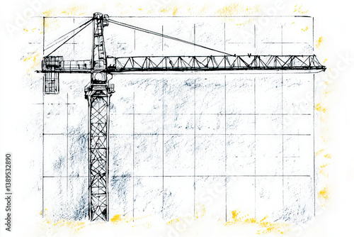 Crane sketch: An intricate ...