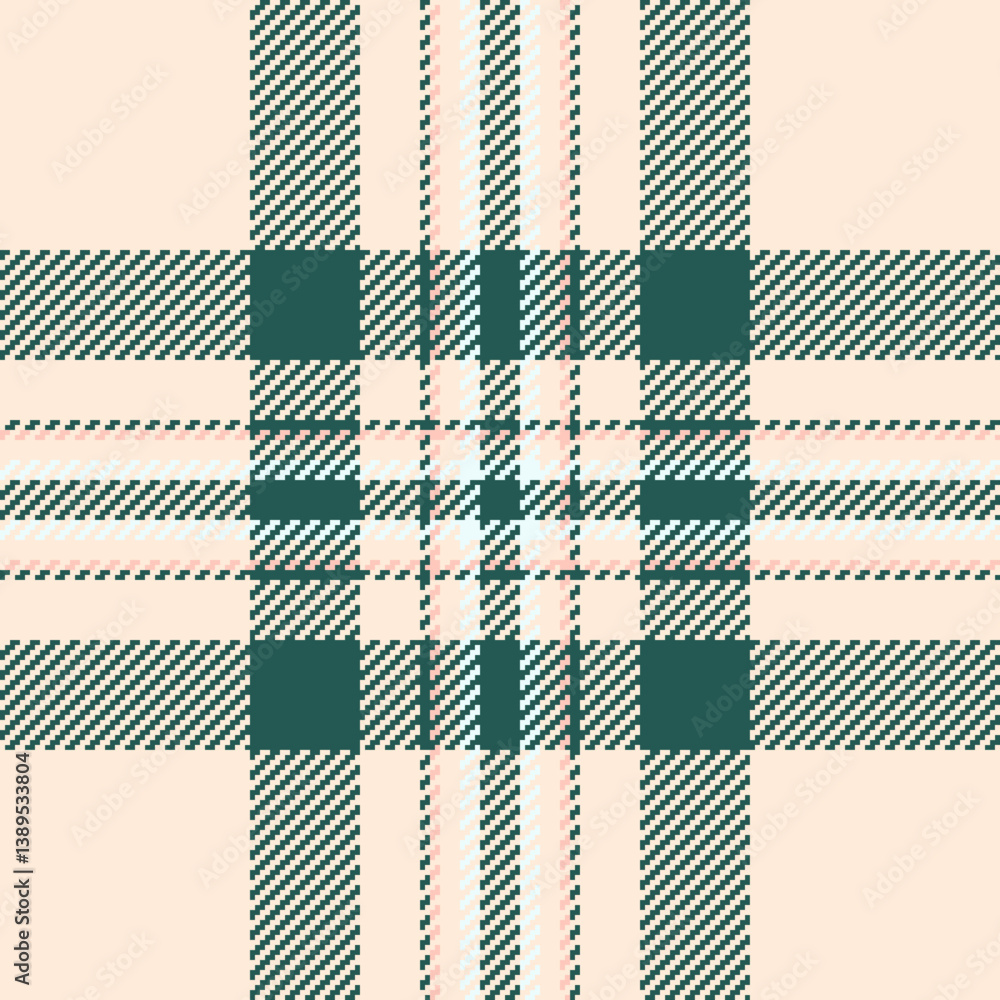 Elegant peach and teal plaid pattern. Perfect for textile design, fashion, home decor, or website backgrounds. Subtle texture adds visual interest. Elegant peach and teal plaid pattern. Perfect for textile design, fashion, home decor, or website backgrounds. Subtle texture adds visual interest.