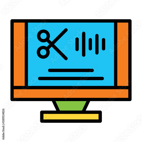 Audio Editing Icon