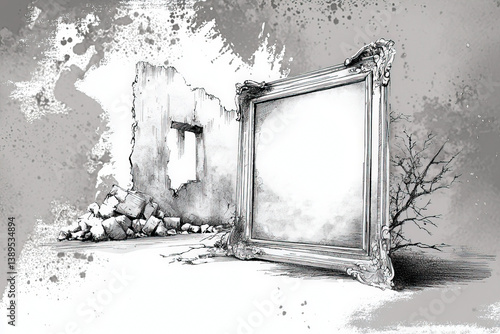 Picture frame sketch: An ar...