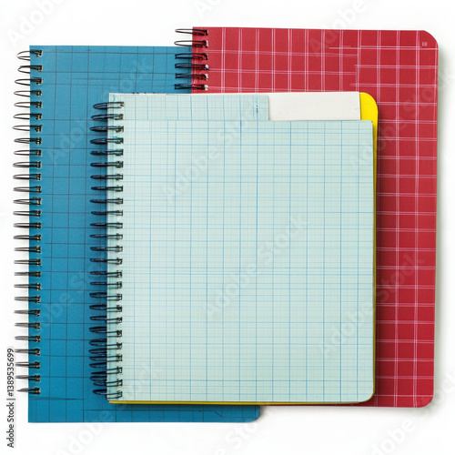 student notebook isolated