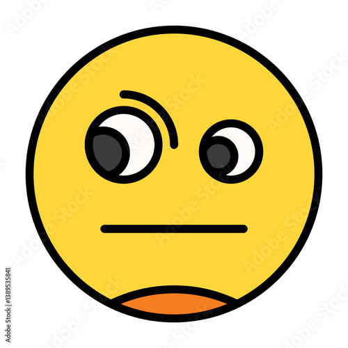 Face with Raised Eyebrow Icon