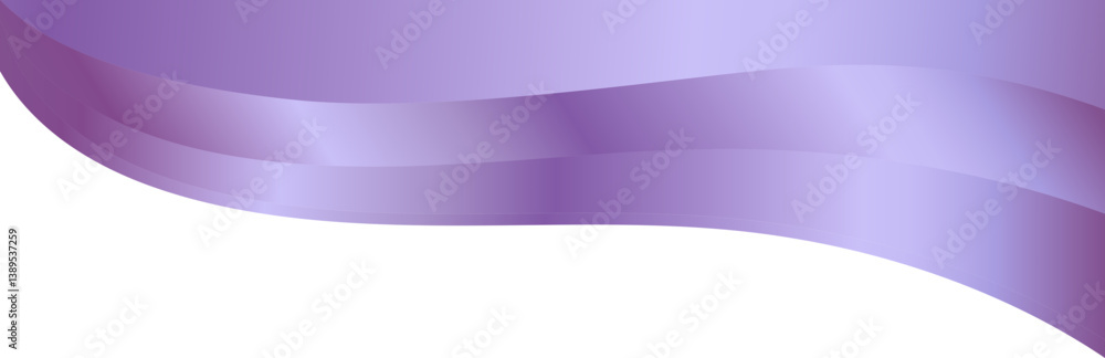 Fototapeta premium Luxury purple curved corner element
