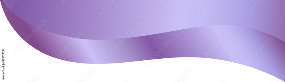 Obraz premium Luxury purple curved corner element