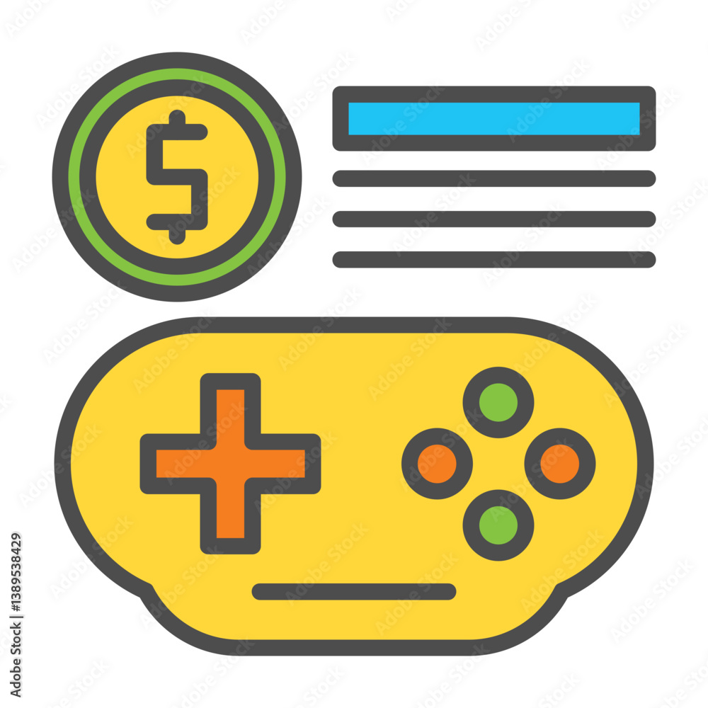 Obraz premium Purchase Game Icon