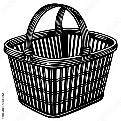 lightweight and durable basket made from plastic