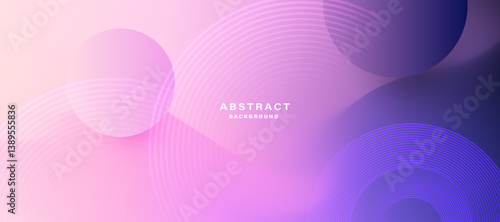 Abstract multicolor gradient background with soft shapes. Vector. 