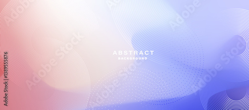 Abstract multicolor gradient background with soft shapes. Vector. 