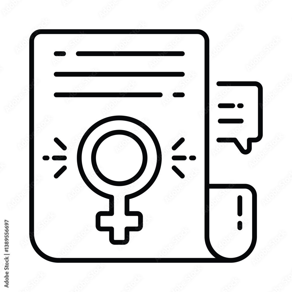 Human Rights vector outline icon. EPS 10 file Human Rights vector outline icon. EPS 10 file