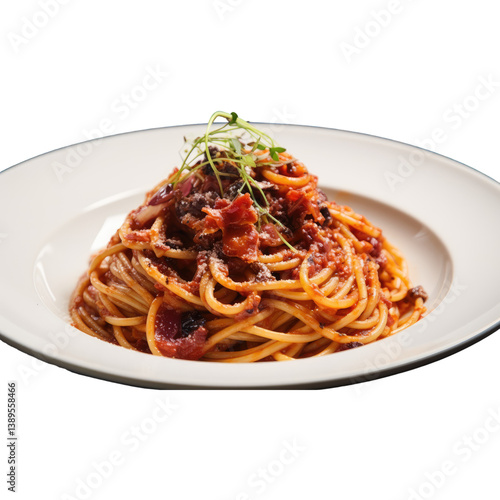 Spaghetti with Tomato Sauce with Meat Sauc