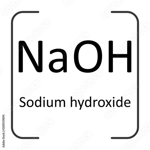 Sodium hydroxide Structure Formula