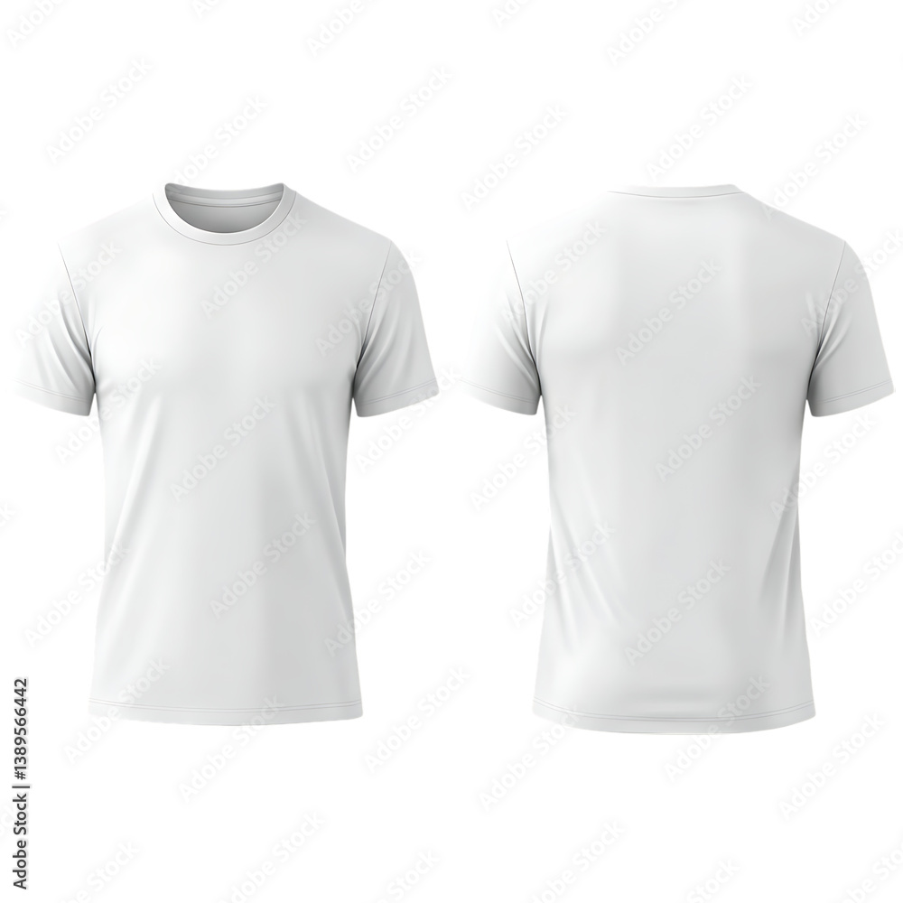 Blank White T-Shirt Mockup Blank White T-Shirt Mockup