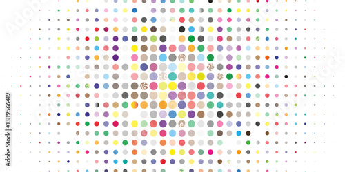 Background from the great number of points