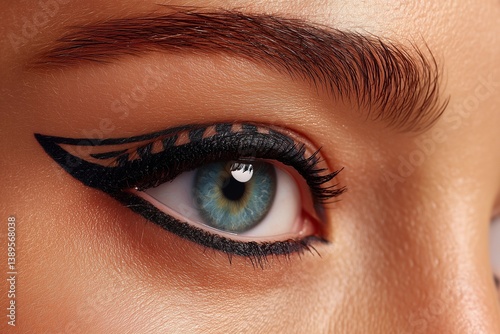 Bold graphic liner, abstrac...