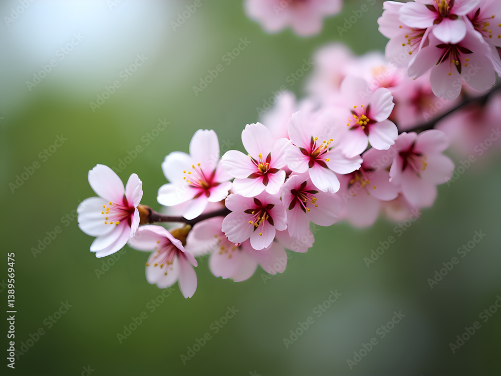 Obraz premium delicate pink flowers