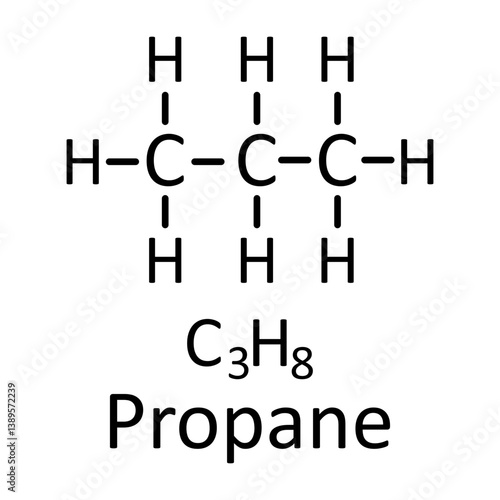 Propane Structure Formula