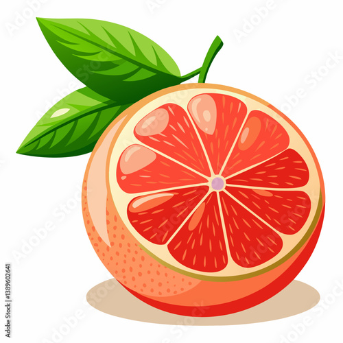 slice of grapefruit