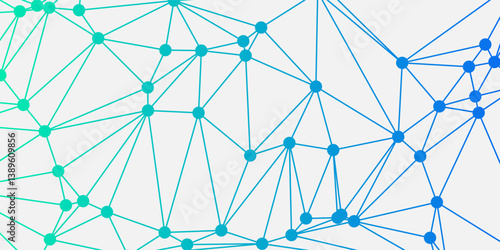 Network connection isolated on white background. For web site, wallpaper, poster, placard, ad, cover and print materials. Creative art, modern abstract concept. Vector illustration network