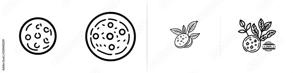 Set of minimalist line icons depicting citrus fruits in a clean vector design suitable for modern graphic projects Set of minimalist line icons depicting citrus fruits in a clean vector design suitable for modern graphic projects