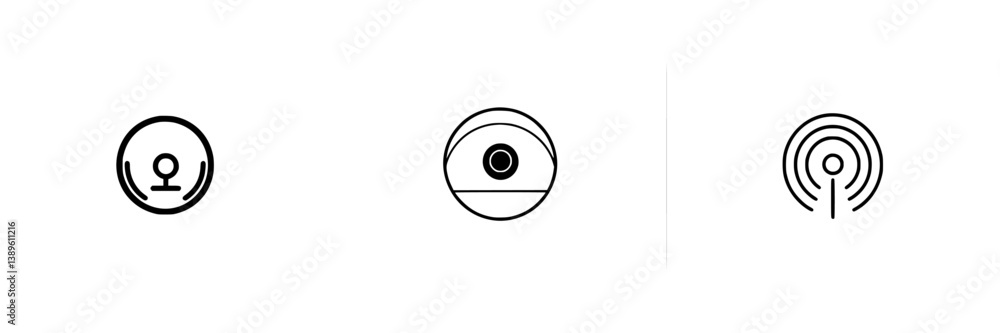Collection of vector minimalist line icons perfect for digital design and user interface applications Collection of vector minimalist line icons perfect for digital design and user interface applications