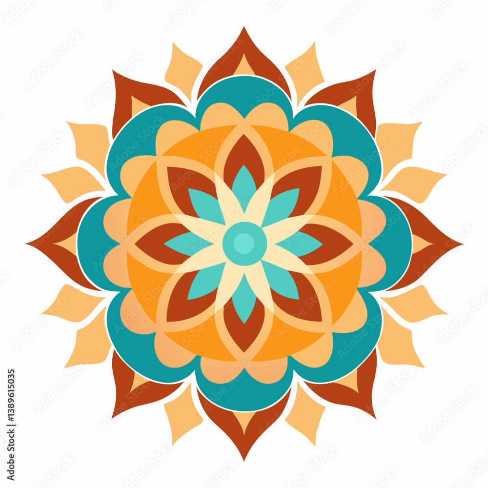 abstract flower vector illustration abstract flower vector illustration