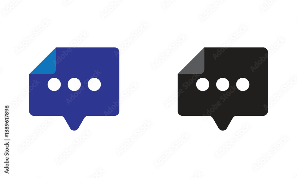 Chat bubble logo icon. Great logo icon for, industry, social media, entertainment and web. Chat bubble logo icon. Great logo icon for, industry, social media, entertainment and web.