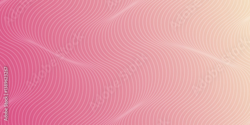 Abstract wavy background with soft pink hues creating a soothing visual effect