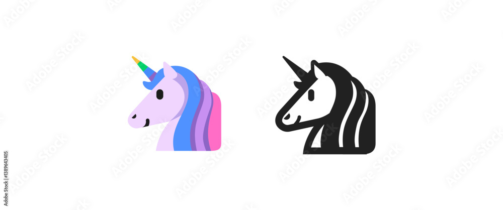 Fototapeta premium Unicorn Face 