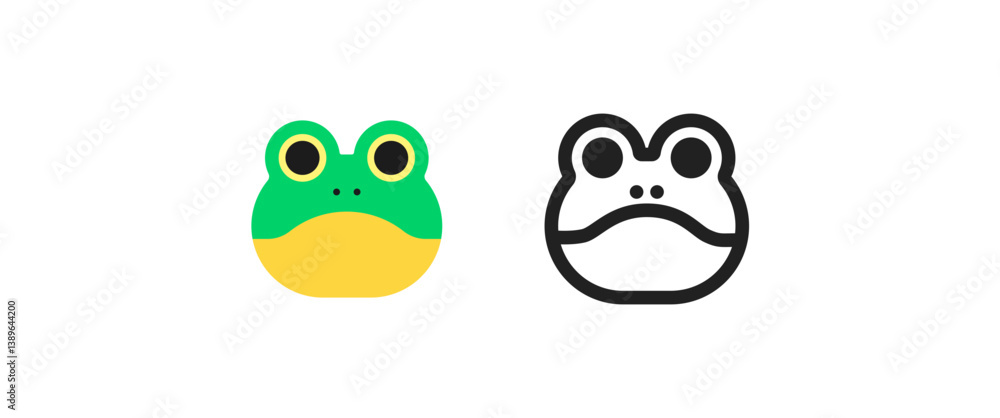 Fototapeta premium Frog Face