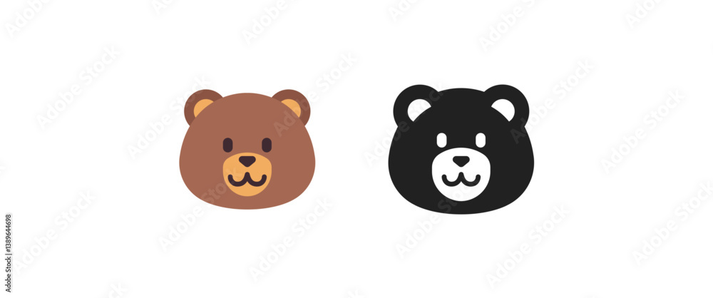 Obraz premium Bear Face
