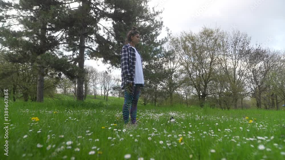 Joyful Moments in Nature Friends Joyfully Embracing Each Other in a Beautiful Green Meadow Joyful Moments in Nature Friends Joyfully Embracing Each Other in a Beautiful Green Meadow