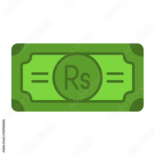 Pakistani rupee Note Icon