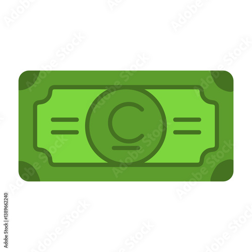 Kyrgyzstani Som Note Icon