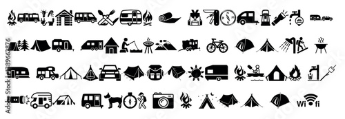 Camping Icon Set