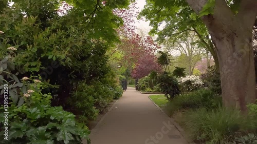 Beautiful park located in Kensington/Chelsea area of London.