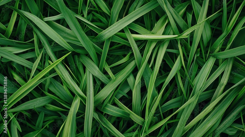 Lush Green Grass Texture Overhead View for Nature Background Lush Green Grass Texture Overhead View for Nature Background