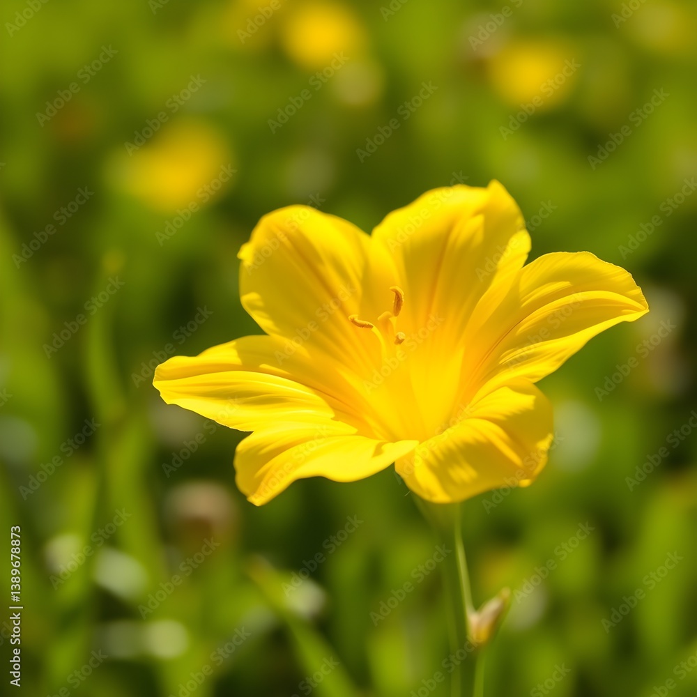 Obraz premium close up of Yellow Freesia