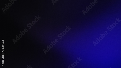 Abstract dark black and blue Gradient Background with Soft Blur Texture