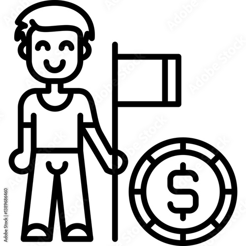 Achievement Icon Vector Element