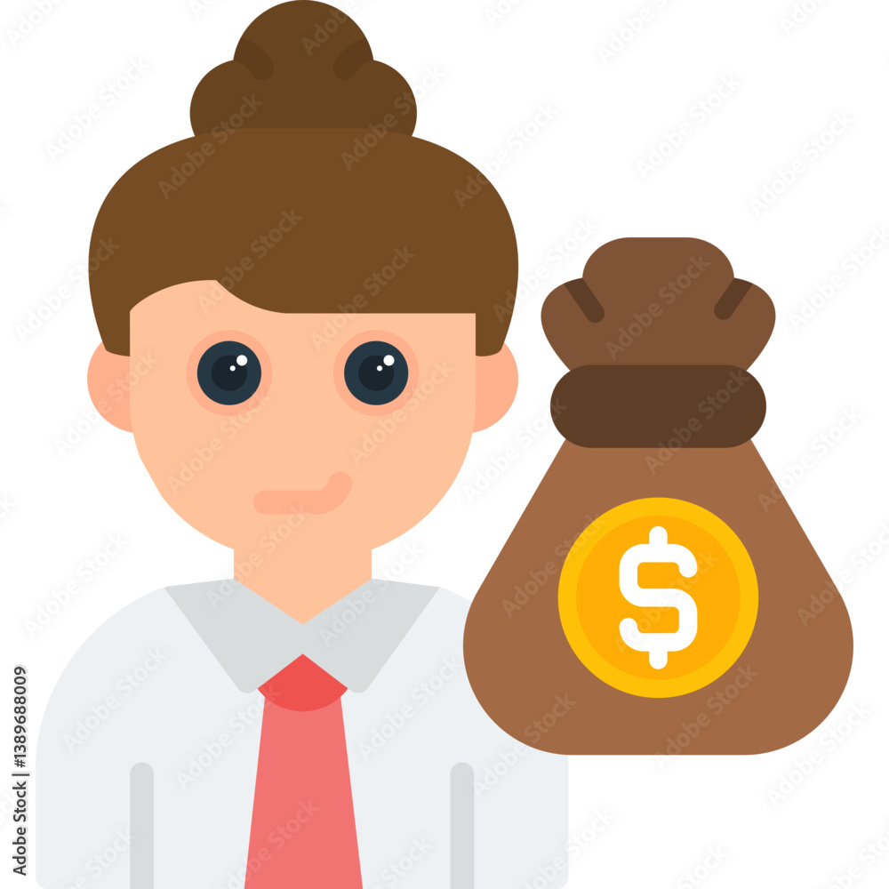 Bussiness Man Icon Vector Element Bussiness Man Icon Vector Element