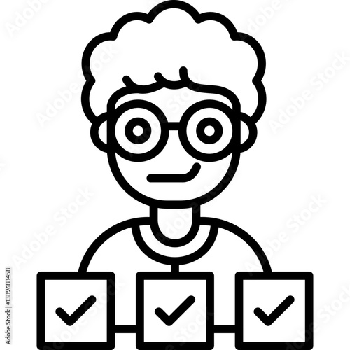 Recruitment Icon Vector Element