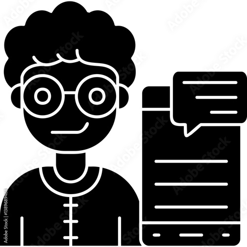 Interview Icon Vector Element
