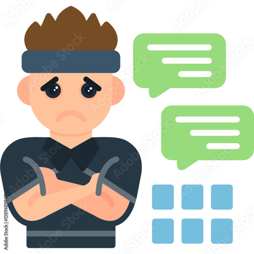Interview Icon Vector Element
