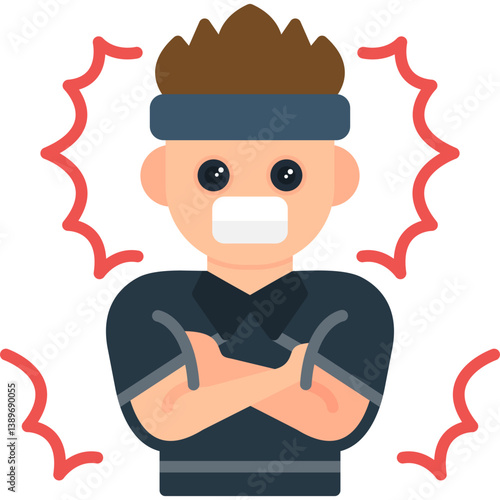Nervous Icon Vector Element