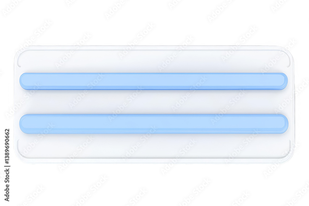 Fototapeta premium Abstract Blue Lines Illustration On Transparent Background Modern Design