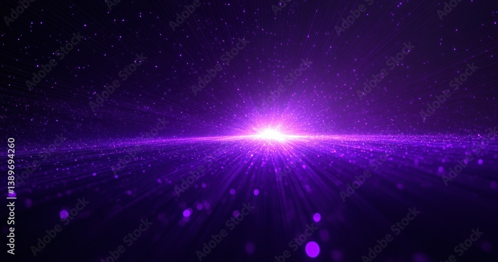 Obraz premium A purple sky with a bright star in the middle