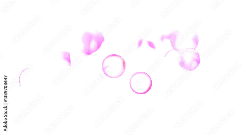 Abstract Watercolor Pink Circles Illustration On Transparent Background Design Abstract Watercolor Pink Circles Illustration On Transparent Background Design